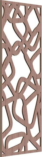 Miniatura 79 de Acme Paneles de pared decorativos de madera con calado, 9 3/8 pulgadas de ancho x 24 3/8 pulgadas de alto x 1/4 de alto, roble rojo