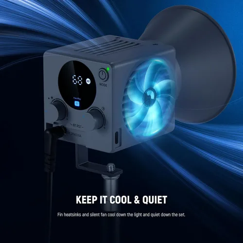 Miniatura 5 de NEEWER HS60B Mini Luz de Video con Control de Aplicación, Luz LED COB Bi-Color Portátil de Salida Continua de 60W con 35000lux/1m 2700-6500K 0-100%