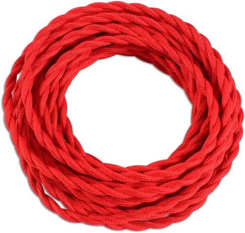 Miniatura 9 de Cable trenzado cubierto de tela para lámpara de 25 pies, 18/2 industrial eléctrico estilo vintage, calibre 18 estilo antiguo para lámpara retro