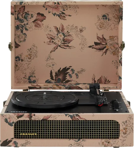 Miniatura 19 de Crosley CR8017B-TA Voyager - Tocadiscos portátil clásico de vinilo con Bluetooth de entrada/salida y altavoces integrados, color marrón Canela