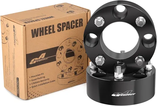 Miniatura 15 de GAsupply Espaciadores de rueda 4x110 de 2 pulgadas, adaptadores de espaciadores de rueda ATV de 2.913 in con pernos de 10 × 1.25, compatible