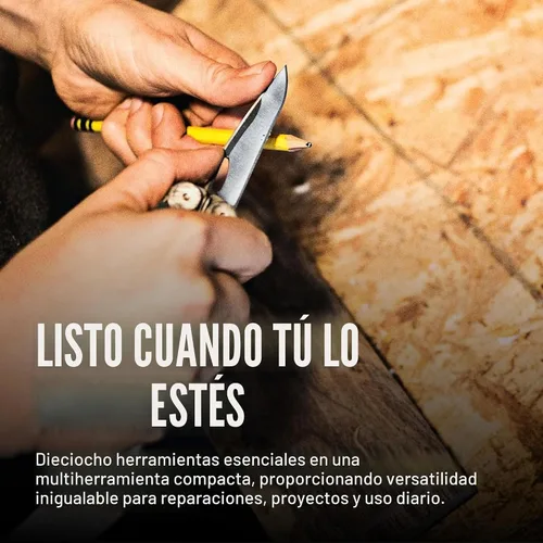 Miniatura 5 de LEATHERMAN, Wave+, Multiherramienta versátil de tamaño completo 18-en-1 para bricolaje, hogar, jardín, al aire libre o transporte diario (EDC)