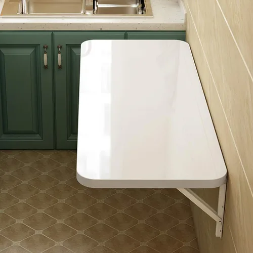 Mesa plegable flotante montada en la pared, escritorio multifuncional para niños, escritorio de escritorio, mesa de trabajo de garaje, 4 colores, 18