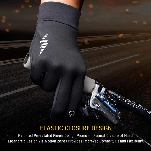 Miniatura 4 de SIMARI - Guantes de invierno para hombres y mujeres para pantalla táctil guantes de invierno guantes de trabajo para correr conducir montar