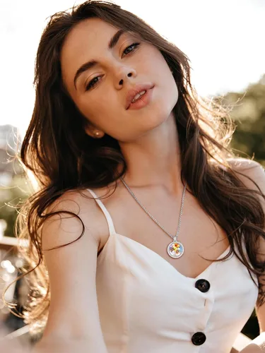 Miniatura 3 de U7 Collar de fotos personalizado para hombres y mujeres, joyería personalizada con dije de cualquier imagen, cuerda de acero inoxidable, espiga