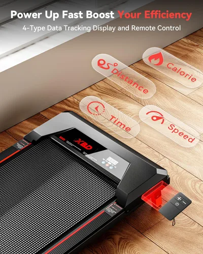Miniatura 6 de Alfombra de Caminar con Inclinación, XBD - Caminadora para Debajo del Escritorio para Hogar y Oficina Pequeña, 2.5HP de Bajo Ruido, Portátil
