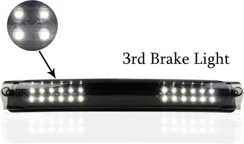 Miniatura 3 de Youxmoto Compatible con Ford F150 1997-2003, Compatible con Ford F150 2004 Heritage Luz LED de Tercer Freno Luz de Carga 3ra Luz de Freno Luz