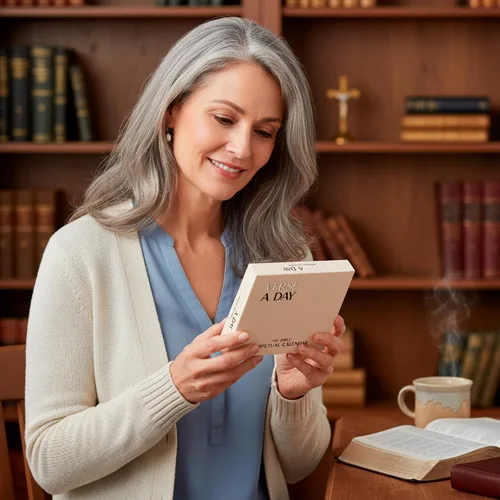 Miniatura 6 de Calendario perpetuo Verse A Day Disfrútalo año tras año, 365 versículos cristianos de la Biblia de la NVI para inspirar tu devocional diario