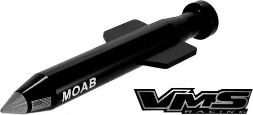 Miniatura 7 de VMS RACING Black Moab - Antena de aluminio mecanizado CNC de calibre pesado compatible con CHEVY SILVERADO 1500 2500 3500
