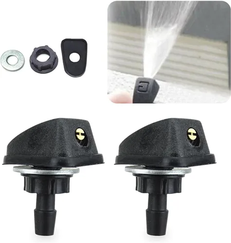 UGSHY 2 PCS Boquillas Lavadoras de Parabrisas, Kit de Lavadora con Rociador Ajustable de 0.31", Piezas de Repuesto de Boquilla Rociadora de