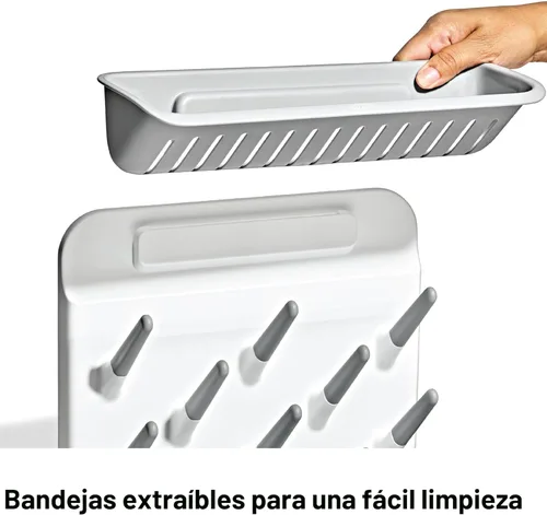 Miniatura 7 de Rejilla de secado expandible Oxo Tot – Rejilla de secado ahorradora de espacio Esenciales para recién nacidos y bebés Esenciales