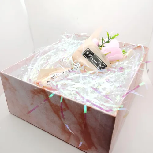 Miniatura 7 de Keoferlo Bolsas de Relleno de Cestas de Papel Triturado Blanco de 1/2 LB, Papel para Envolver Regalos, Trituración de Relleno de Corte Brillante