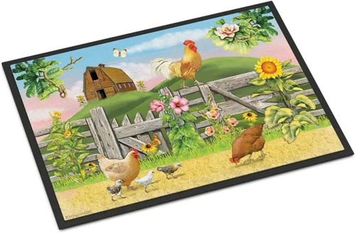 Miniatura 50 de Caroline's Treasures PRS4045MAT - Tapete para puerta delantera, 18 x 27 pulgadas, para interiores y exteriores, para entrada, antideslizante