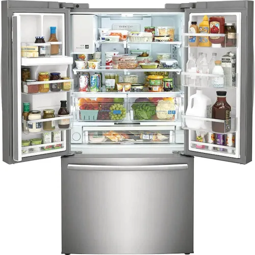 Miniatura 4 de Frigidaire Gallery GRFS2853AF - Refrigerador de puerta francesa de acero inoxidable a prueba de manchas de 278 pies cúbicos