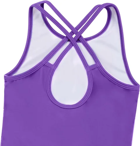 Miniatura 84 de MODAFANS Leotardos de gimnasia para niñas brillantes para bailar ballet, pantalones cortos con espalda cruzada