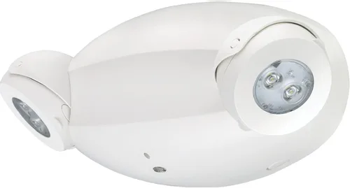 Miniatura 10 de Lithonia Lighting Quantum - Luz de emergencia, luces de emergencia LED comerciales contemporáneas con 2 cabezales de lámpara compatibles, montaje