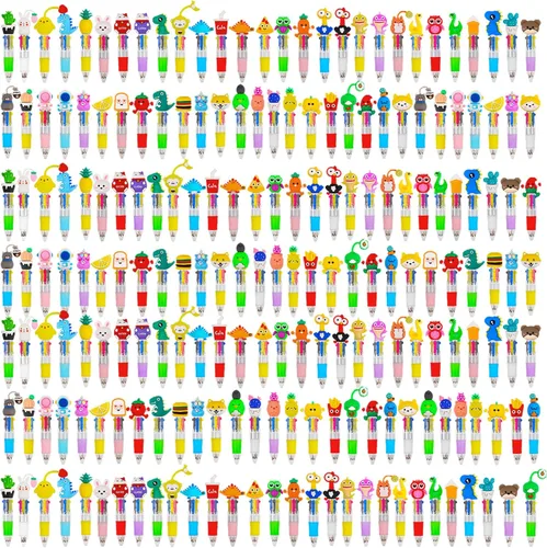 Miniatura 17 de CZWZ 8 piezas de bolígrafos de cuentas navideños, bolígrafos de plástico con cuentas y cuentas de silicona multicolor, bolígrafos navideños