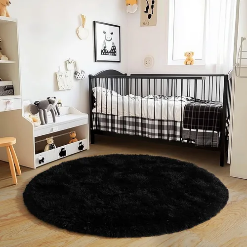 Miniatura 80 de Alfombras de Pasillo para Dormitorio 2x6 pies Alfombras de Pasillo para Pasillos Antideslizantes Suaves de Pelo Largo Alfombra de Cabecera, Alfombra