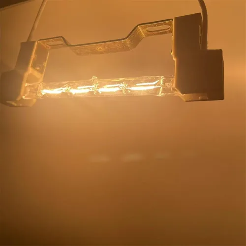 Miniatura 4 de Bombillas halógenas R7S 500 W 4.646 in 4.65 pulgadas tipo J T3 filamento de doble extremo luces de inundación tubo de cuarzo lámparas halógenas R7S