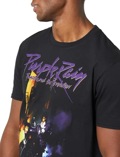 Miniatura 3 de Prince Camiseta negra oficial Purple Rain Live, Negro