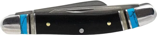 Miniatura 7 de Cattlemans Cutlery Cheyenne Series Blue Horizon Stockman - Cuchillo de bolsillo plegable, 3 cuchillas de acero inoxidable en 1 cuchillo