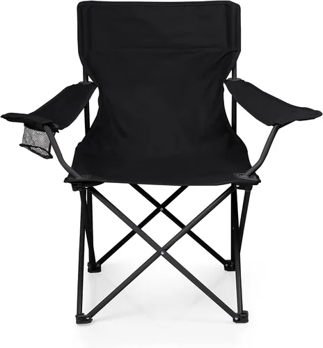 Miniatura 4 de PICNIC TIME NHL PTZ Silla de campamento, silla de picnic, silla de playa con bolsa de transporte, (negro)