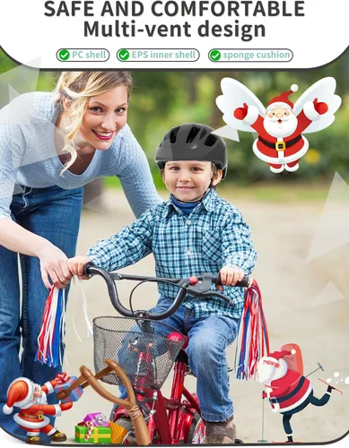 Miniatura 3 de Casco XJD para niños pequeños, casco de bicicleta para niños, ajustable, multideporte, para patinetas, para niños y niñas, liviano, para niños de 1