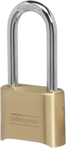 Candado Master Lock 175, de combinación ajustable, Brass, 175LH