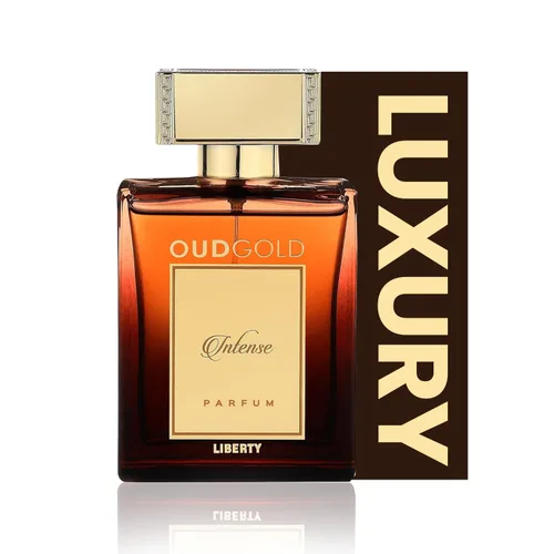 Liberty Luxury OudGold Perfume Francés Intenso para Hombres – Fragancia Amaderada para hombres, Aroma Audaz y Duradero para Confianza y Prestigio,