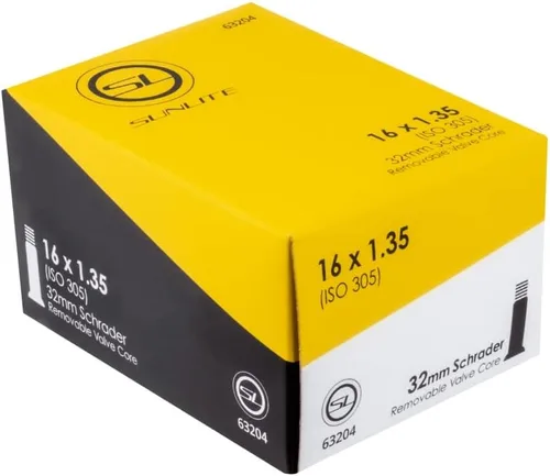 Miniatura 49 de Sunlite Tubos de válvula Schrader Standad, varios tamaños Negro