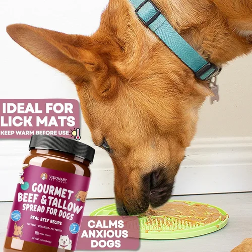 Miniatura 4 de Visionary Pet Foods Carne de res para untar – Premio saludable para perros – Alternativa a la mantequilla de maní para perros, sin xilitol, sin