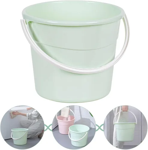 Miniatura 4 de Cubo Contenedor de agua de plástico Contenedor de almacenamiento de Verde