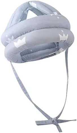 Miniatura 4 de Gorro protector para la cabeza para bebé, suave, sin golpes, ajustable, cojín para la cabeza, para niños pequeños, gateando y caminando