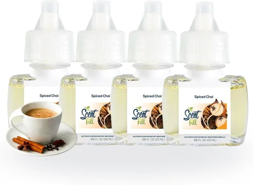 Miniatura 41 de Scent Fill Ambientador enchufable de sidra de manzana, 4 recambios de aceite perfumado