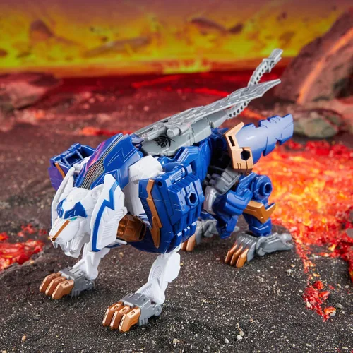 Miniatura 5 de Transformers Legacy United Voyager Class Prime Universe Thundertron, figura de acción de conversión de 7 pulgadas, 8+