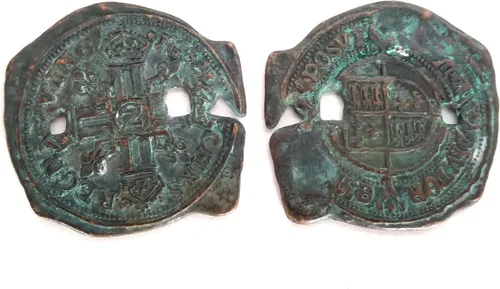 Miniatura 2 de Moneda de metal réplica de doblón español