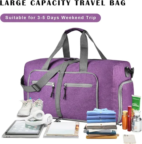 Miniatura 5 de Bolsa de viaje con compartimento para zapatos, unisex, resistente al agua