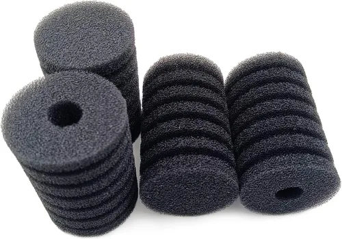 Miniatura 9 de Filtro de Esponja Eléctrico para Acuario con Bomba de Agua Sumergible Motor Silencioso para Camarones, Bettas con Medios Bio Cerámicos y 2 Esponjas
