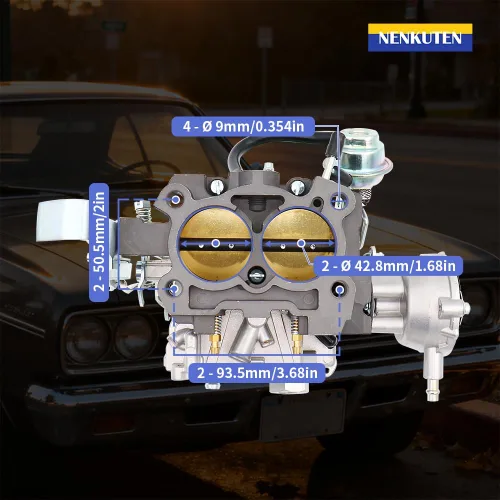 Miniatura 3 de Carburador NENKUTEN de 2 barriles para Rochester 2GC Chevy 5.7 L 350 6.6 L 400 para motores Chevrolet Small Block C10 C20 C30 1975-1980 Bel Air