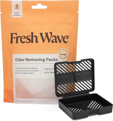 Miniatura 9 de Fresh Wave Paquetes de eliminación y desodorización de olores de lavanda Bolsa de 6 y estuche Fresh Pod Alivio de olores más seguro