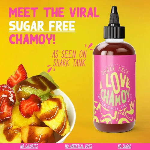Miniatura 6 de I Love Chamoy Salsa - Salsa de chamoy sin azúcar para frutas - Perfecto para añadir un toque picante a tus aperitivos y platos favoritos - Auténtico