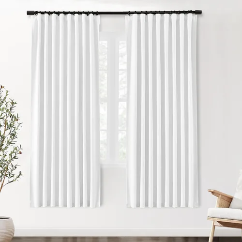 Miniatura 69 de SHINELAND Cortinas opacas cortas para ventanas de dormitorio, cortinas de baño, 45 pulgadas de largo