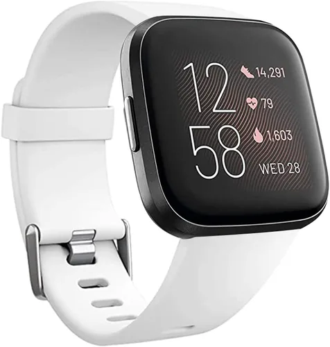 Miniatura 9 de Bandas de repuesto compatibles con Fitbit Versa/Versa 2 / Versa Lite, correa ajustable de silicona para accesorios clásicos, correas de fitness
