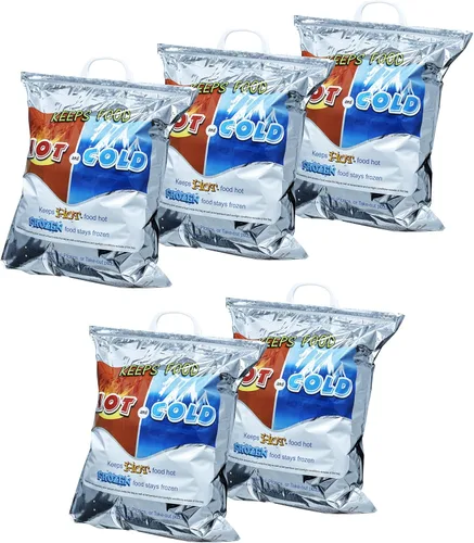 Miniatura 32 de Superio Bolsas aisladas para bebidas frías y calientes para entrega de alimentos, bolsas de compras de comestibles, almacenamiento de alimentos