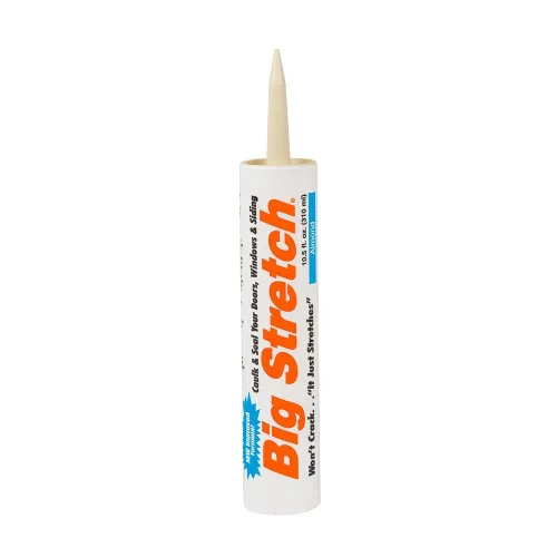 Sellador de calafateo Sashco, gran elasticidad, látex acrílico, de gran rendimiento, cartucho de 10.5 onzas, color tostado, almendra, 1