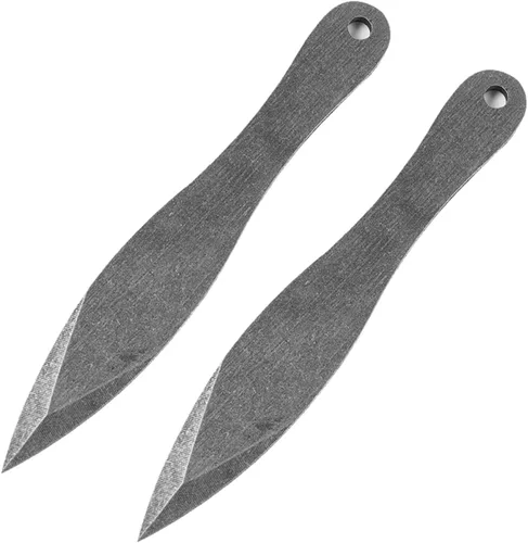 Juego de cuchillos de lanzamiento de grado profesional: forjado de acero inoxidable de alto carbono, diseño equilibrado con precisión, adecuado para