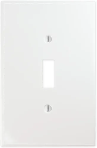 Miniatura 11 de Questech Cubiertas de tomacorrientes, placas de pared dúplex individuales, placas de interruptor de 1 banda, cubiertas de toma de corriente