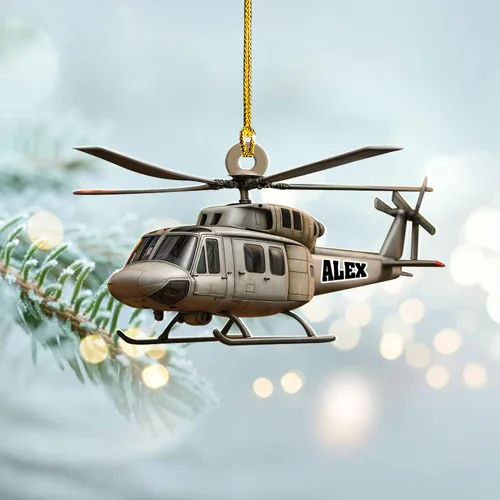 Miniatura 25 de Adornos de Navidad del ejército estadounidense, adorno de veterano para hombres y mujeres, adornos patrióticos para decoración de árbol de Navidad