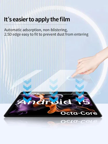 Miniatura 6 de Protector de pantalla para tableta ApoloMedia EP1095T Android 15 de 11 pulgadas, dureza 9H antiarañazos, sensible al tacto, bordes redondeados 2.5D