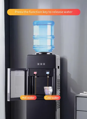 Miniatura 4 de Dispensador de enfriador de agua de 5 galones, dispensador de botellas de agua, enfriadores de agua independientes con bloqueo de seguridad
